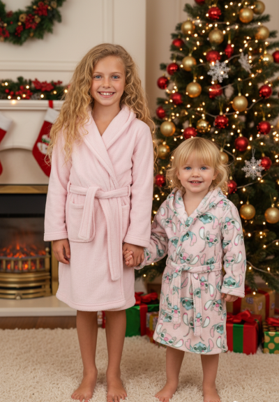 Детски Халат Stitch, Розов