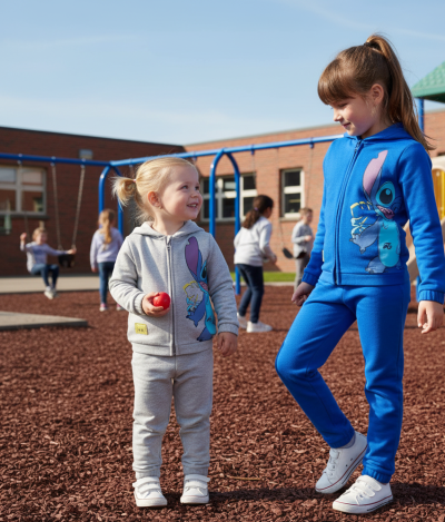 Детски спортен екип Lilo & Stitch – лицензиран продукт на Disney