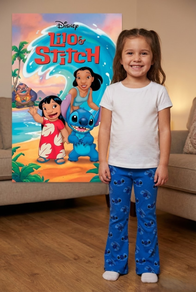 Панталон/Клин със широк крачол Lilo & Stitch