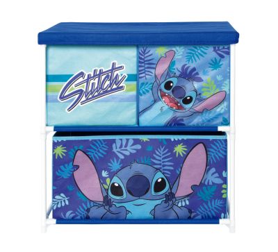 Детска етажерка с 3 текстилни контейнера STITCH