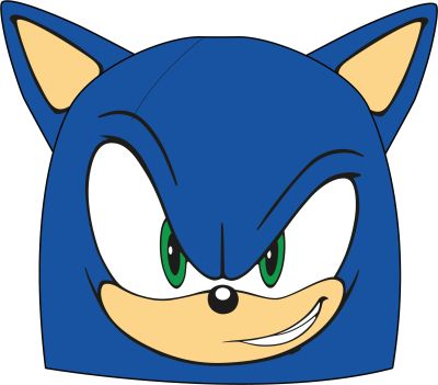 Зимна 3D шапка за момче Sonic