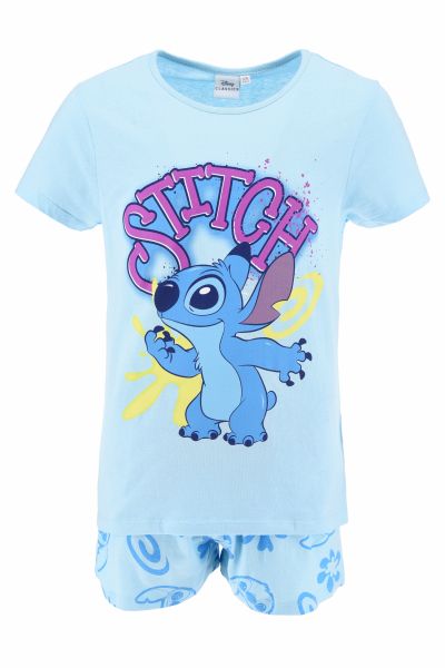Лятна пижама Lilo & Stitch – 100% Памук, Лицензиран продукт