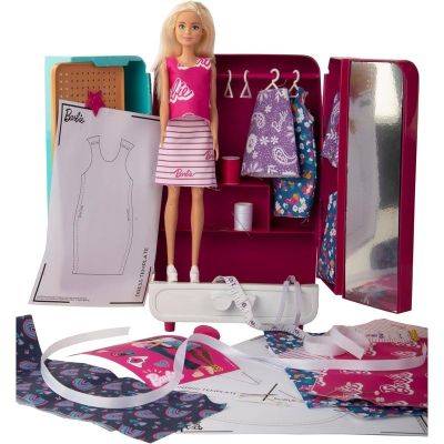 Mattel Barbie Crafting Гардероб с кукла – Креативен комплект за шиене и мода