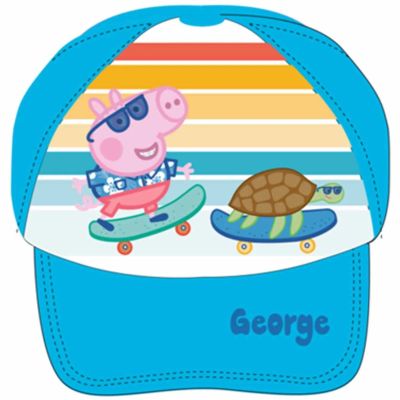 Шапка с козирка George pig
