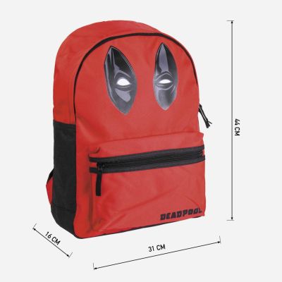 Детска раница за училище – Deadpool (червена, 44 см)