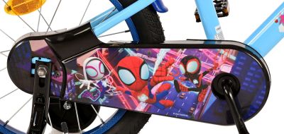 Детски велосипед Spidey 16" – син, с контра и ръчна спирачка