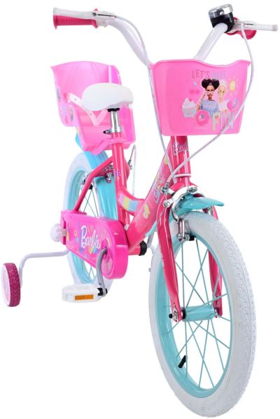  Детски велосипед с помощни колела Barbie (16 инча)