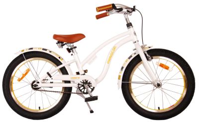 Детски велосипед Volare Miracle Cruiser 18" – За момичета – Бял – Prime Collection