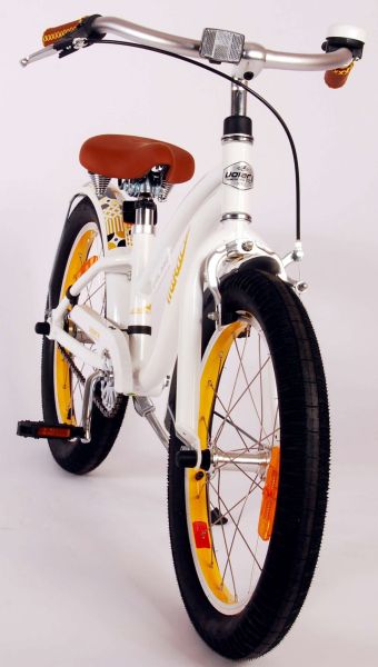 Детски велосипед Volare Miracle Cruiser 18" – За момичета – Бял – Prime Collection
