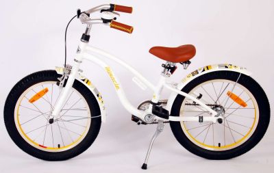 Детски велосипед Volare Miracle Cruiser 18" – За момичета – Бял – Prime Collection