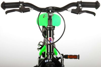Детски велосипед Volare Sportivo 12″ с две ръчни спирачки, черно-зелен