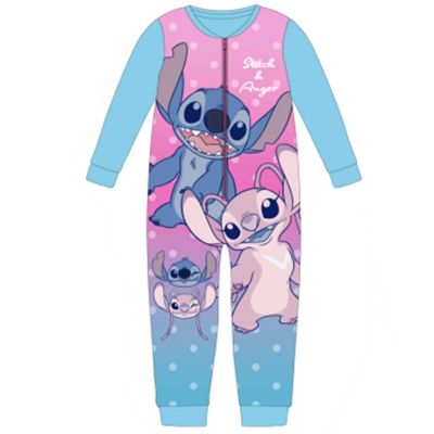 Детска пижама с гащеризон Stitch | Disney | 100% полиестер флийс