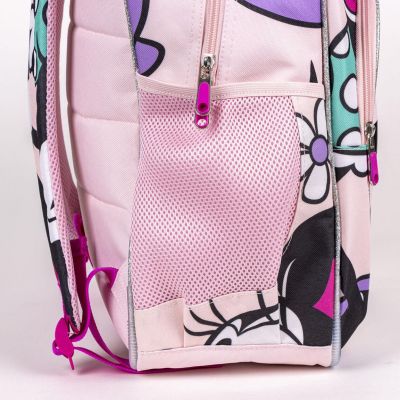 Ученическа раница Minnie Mouse, 2 ципа, 42 х 32 х 15 см, Розов