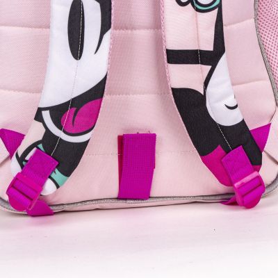 Ученическа раница Minnie Mouse, 2 ципа, 42 х 32 х 15 см, Розов