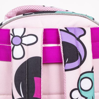 Ученическа раница Minnie Mouse, 2 ципа, 42 х 32 х 15 см, Розов