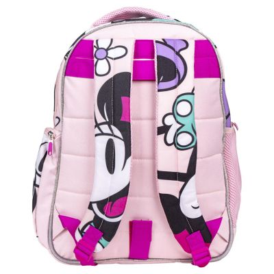 Ученическа раница Minnie Mouse, 2 ципа, 42 х 32 х 15 см, Розов