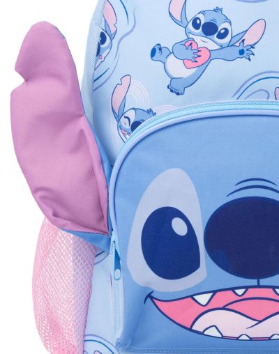  Детска раница Disney Lilo & Stitch 3D Ears с 4 части, 36x26x10 см