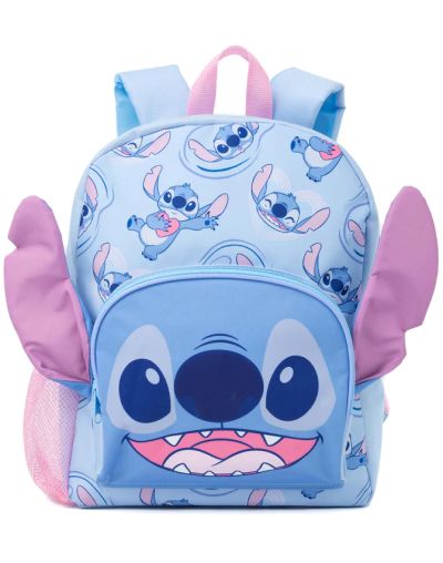  Детска раница Disney Lilo & Stitch 3D Ears с 4 части, 36x26x10 см