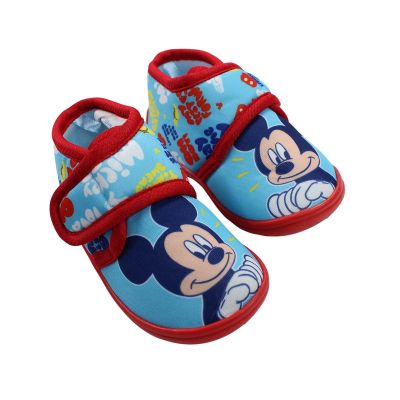 MICKEY MOUSE ЗАТВОРЕНИ ДОМАШНИ ПАНТОФКИ С ГУМЕНА ПОДМЕТКА