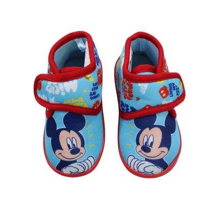 MICKEY MOUSE ЗАТВОРЕНИ ДОМАШНИ ПАНТОФКИ С ГУМЕНА ПОДМЕТКА